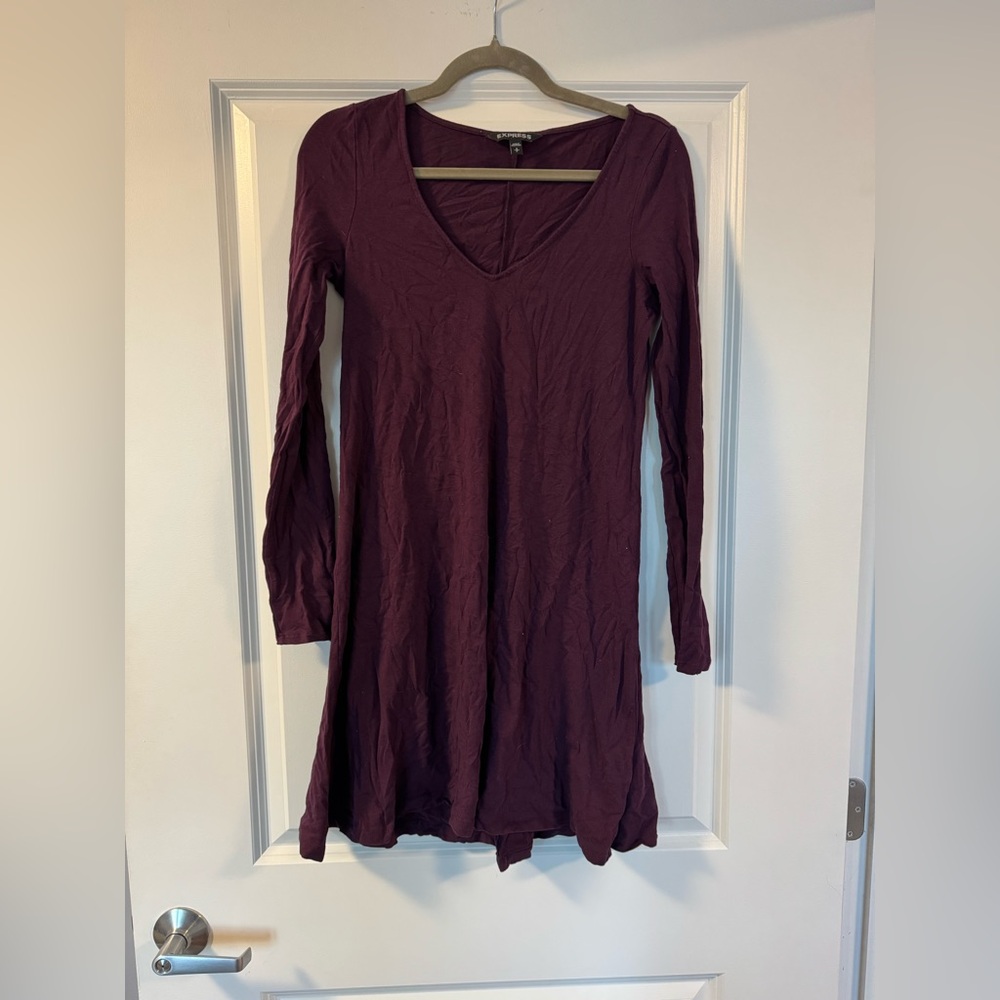 Express Deep Purple Dress